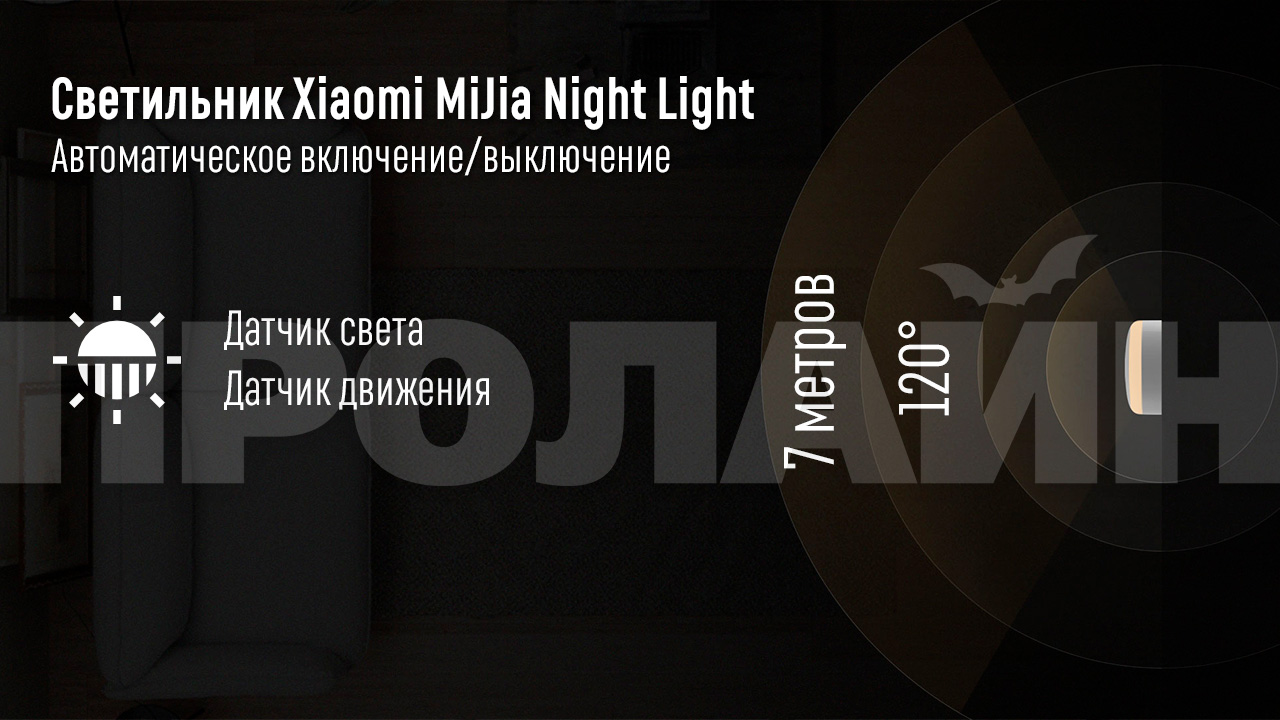Умный светильник Xiaomi MiJia Night Light