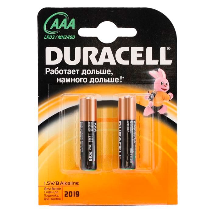Duracell Basic AAА LR03/MN2400 2шт.