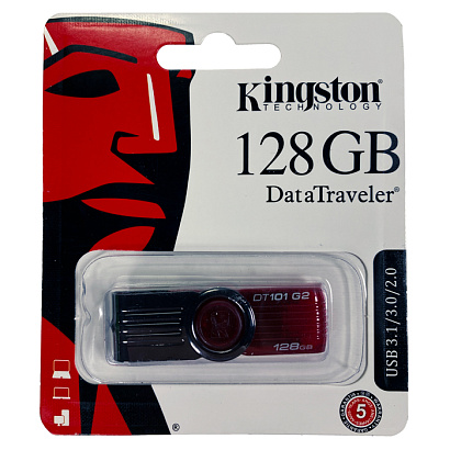 128Gb USB Flash Drive Kingston DataTraveler 101 G2