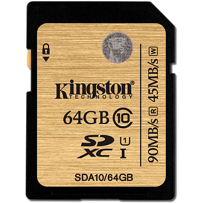 64Gb SDXC UHS-I KINGSTON Class 10 SDA10/64GB