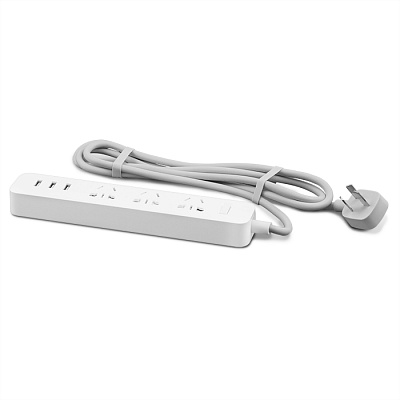 Xiaomi Mi Power Strip 3 Sockets/3 USB (White) (XMCXB01QM)