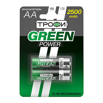 Трофи HR6-2BL 2500 mAh GREEN POWER
