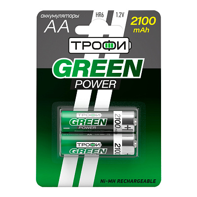 Трофи HR6-2BL 2100 mAh GREEN POWER