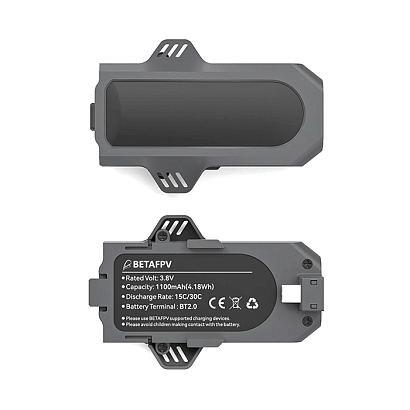 BetaFPV Aquila 16 FPV Kit, 2pcs 1100mAh 15C Battery, 6-Channel Charging Hub